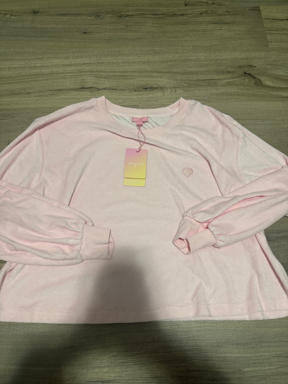 NWT Stoney Clover Lane x Target Limited Edition Terry Cloth Crewneck